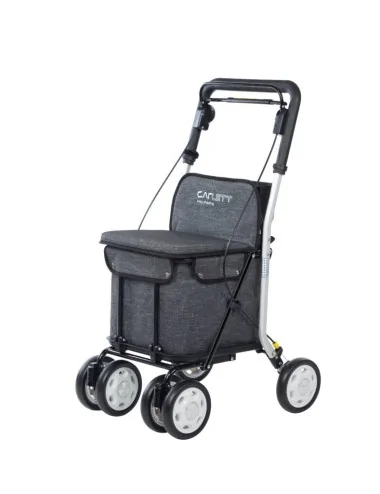 CADDIE DE COURSES ROLLATOR CARLETT LETT800 GRIS MOBIO