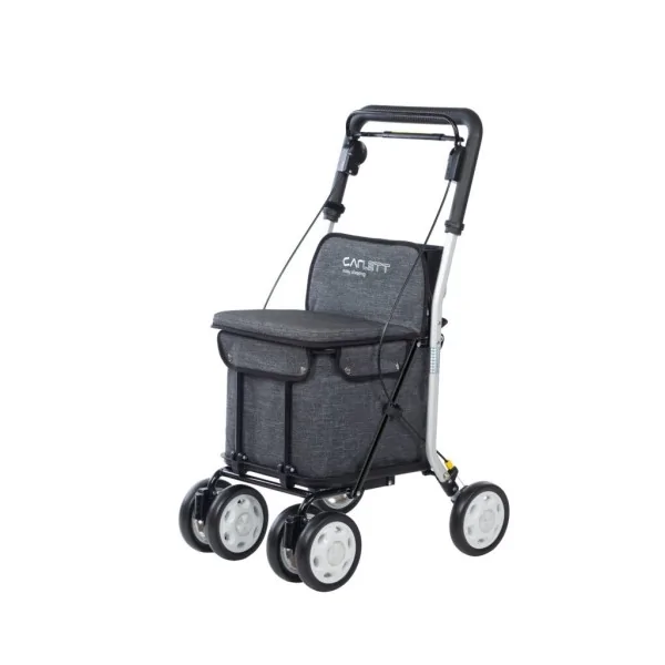 CADDIE DE COURSES ROLLATOR CARLETT LETT800 GRIS MOBIO