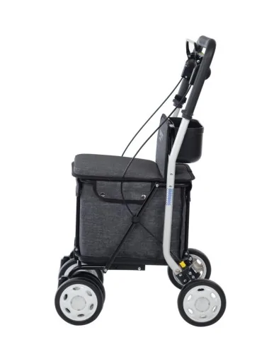 CADDIE DE COURSES ROLLATOR CARLETT LETT800 GRIS MOBIO