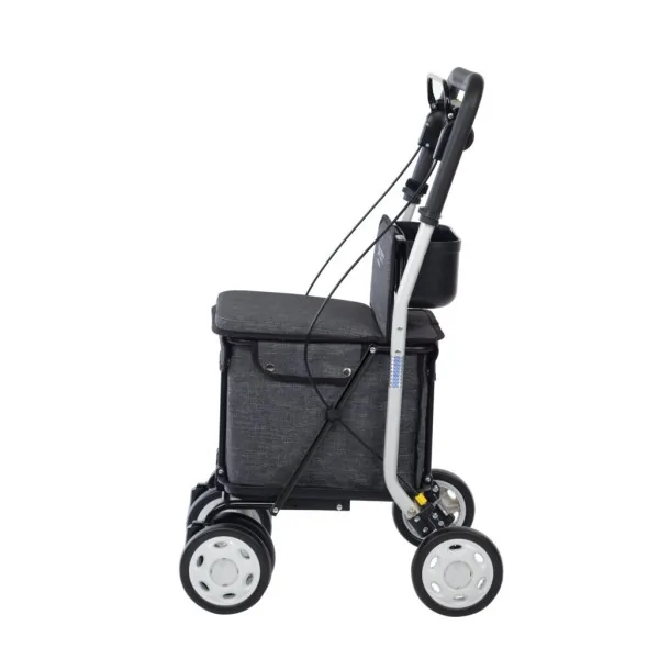 CADDIE DE COURSES ROLLATOR CARLETT LETT800 GRIS MOBIO