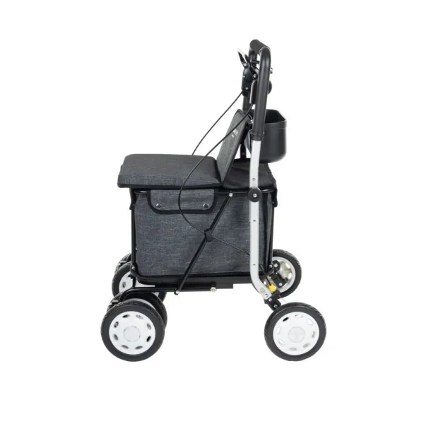 CADDIE DE COURSES ROLLATOR CARLETT LETT900 GRIS MOBIO