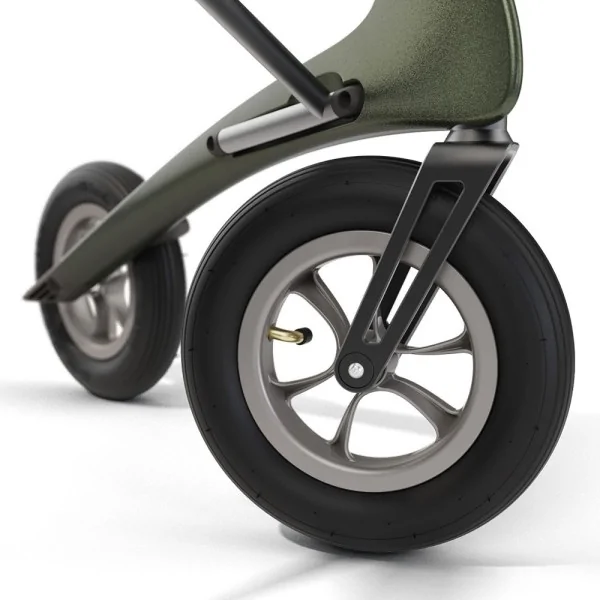 Roues Rollator Carbon Overland Vert Defender Mobio