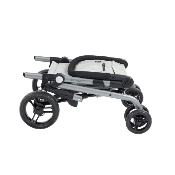 Chariot de course pliant, caddie de course Carlett Shopping LETT435 Vert Mobio