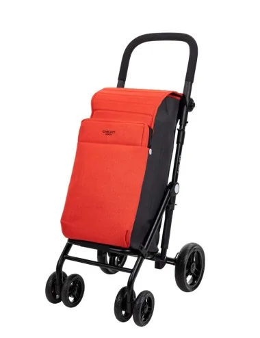 Chariot de course, caddie de course Carlett Shopping LETT439 Rouge Mobio