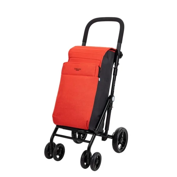 Chariot de course, caddie de course Carlett Shopping LETT439 Rouge Mobio