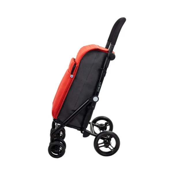 Chariot de course, caddie de course Carlett Shopping LETT439 Rouge Mobio