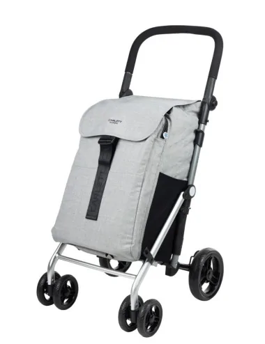 Chariot de course, caddie de course Carlett Shopping LETT475 Gris Mobio