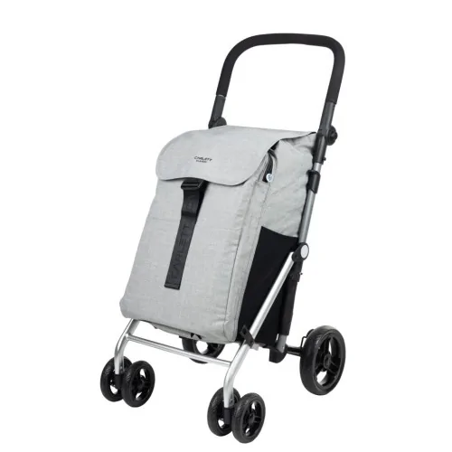 Chariot de course, caddie de course Carlett Shopping LETT475 Gris Mobio