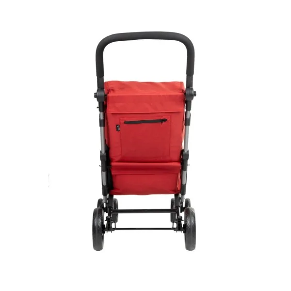 Chariot de course, caddie de course Carlett Shopping LETT475 Rouge Mobio