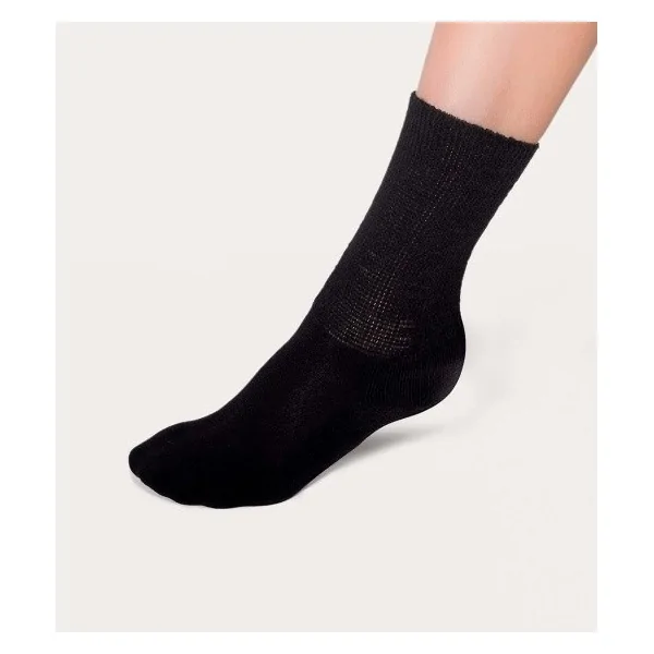 Chaussettes protection avant-pied et talon noir prévention escarres PODOSOLUTION