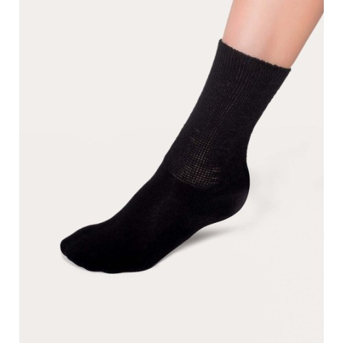 Chaussettes protection avant-pied et talon noir prévention escarres PODOSOLUTION