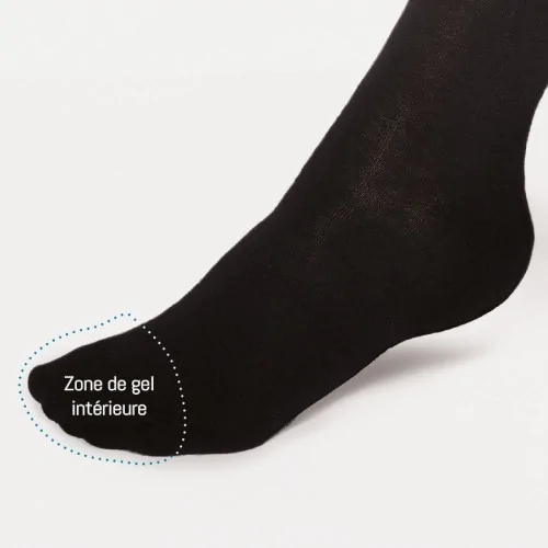 Chaussettes protection orteils noir pour Orteils en griffe ou en marteau PodoSolution Podowell