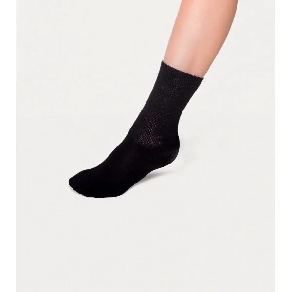 Chaussettes pour pieds diabétiques protection orteils et talon noir Podosolution Podowell