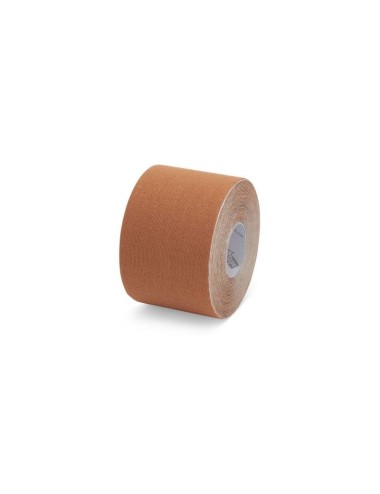 BANDE K TAPE ROSE FUSCHIA 5m x 50mm marron clair SISSEL