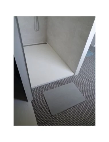 Tapis de douche en diatomite Gris