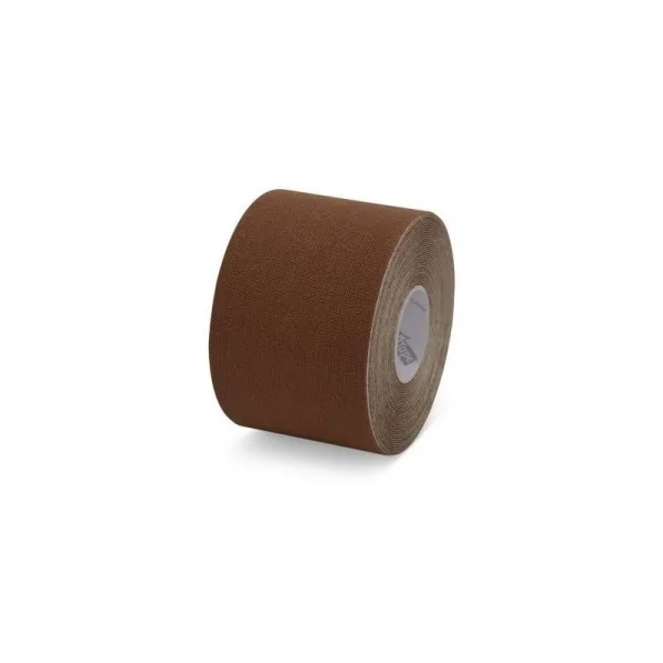 BANDE K TAPE ROSE FUSCHIA 5m x 50mm marron foncé SISSEL