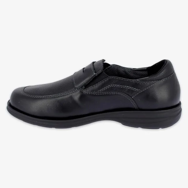 Mocassin orthopédique homme HUGO noir PODOWELL