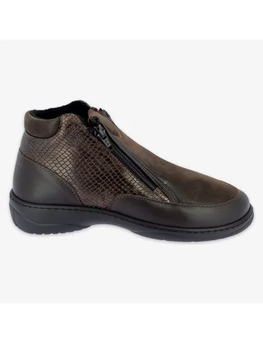 Chaussures orthopédiques bottines chut Marjorie Marron PODOWELL