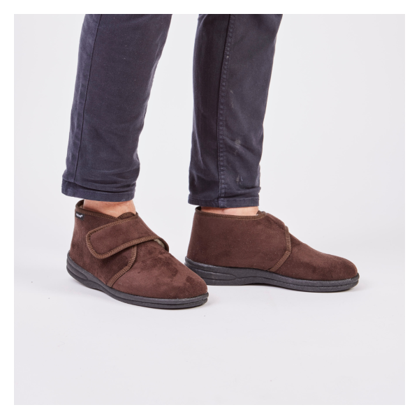 Chausson montant pour homme BASILE Marron PODOWELL