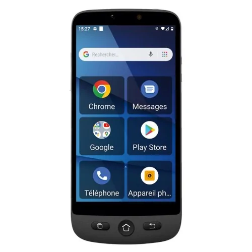 Téléphone portable pour senior Smartphone Swissvoice G55 Identités