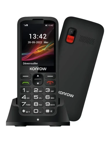 Téléphone mobile pour sénior Konrow identités