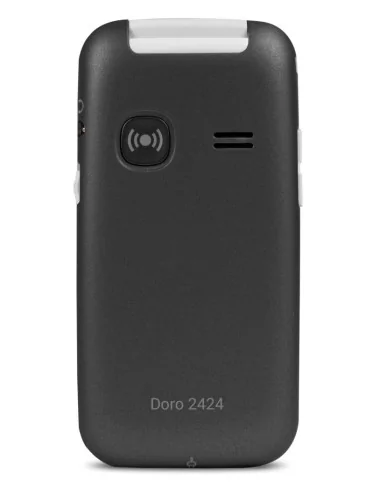 Téléphone Mobile à clapet DORO 2424 - graphite/blanc - 2G