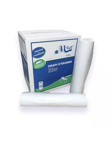 DRAP EXAMEN LISSE OUATES 50 x 34cm 135 fts Global hygiène