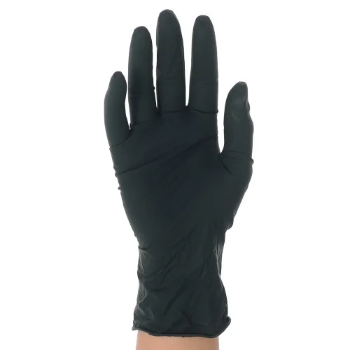 Gant d'examen Nitrile noir non poudrés MEDISTOCK