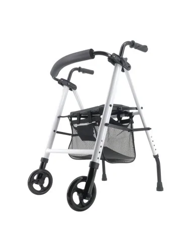 Rollator 2 roues Neo Classic blanc nacré Identités